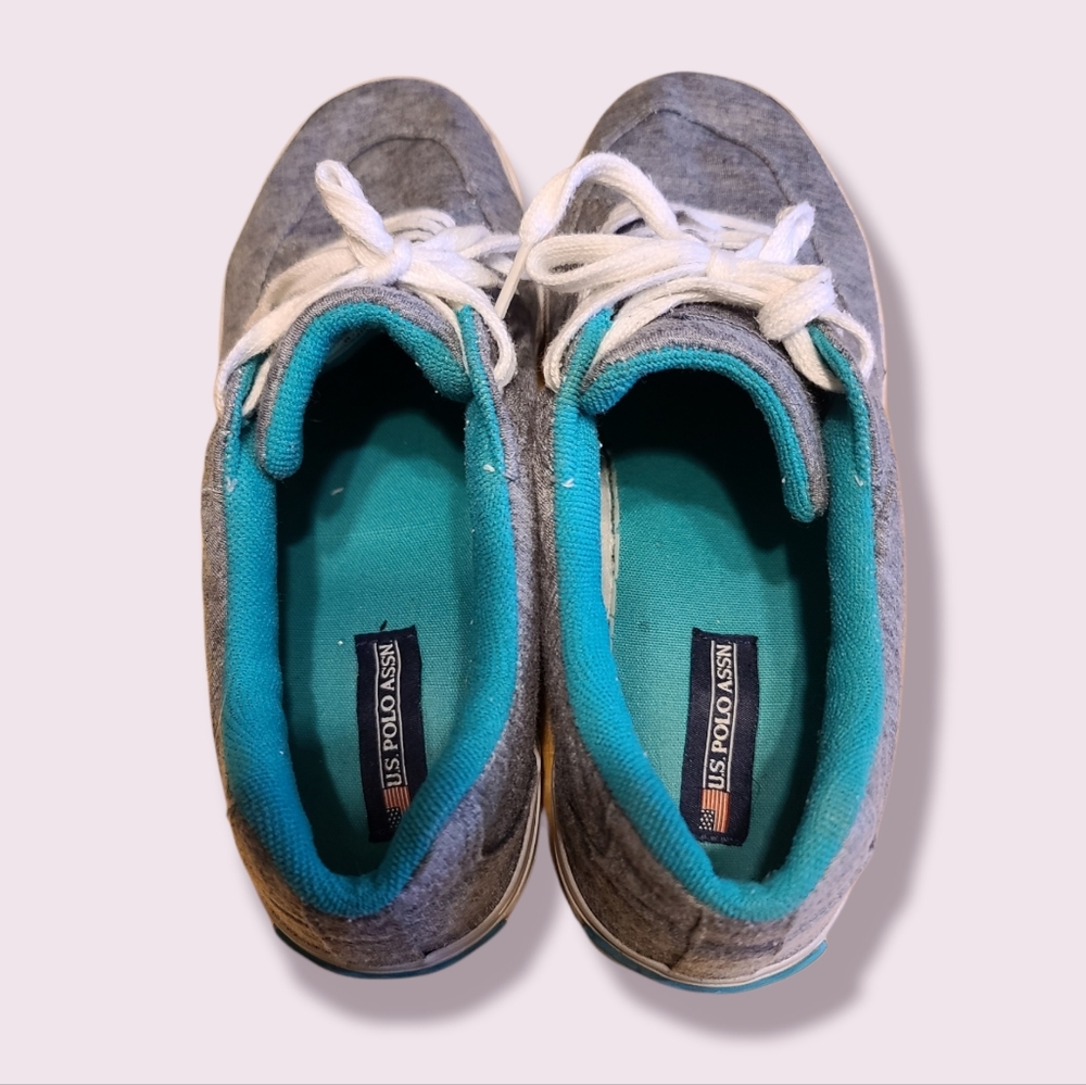 US Polo Grey soft sneakers